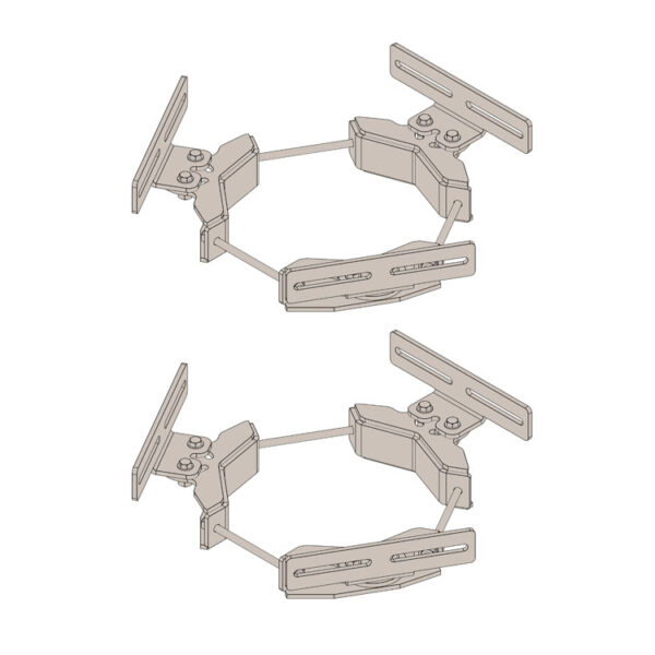 Trilateral™ Flush Mount, 6” - 11” Dia. Pole